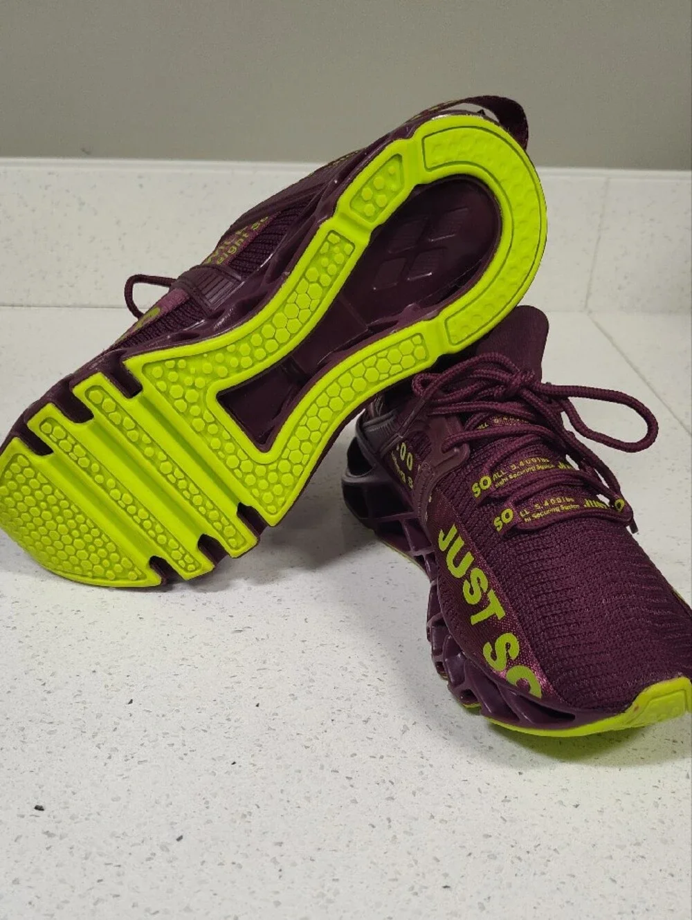Just So So Sneekers Burgundy Size 39 (8)